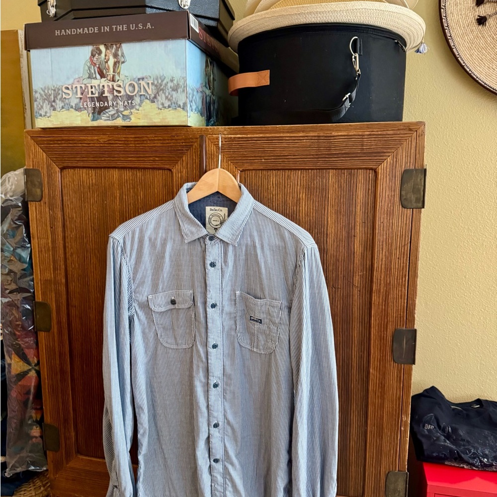 Diesel Men's Striped Gray Shirt size L - Picture 10 of 10